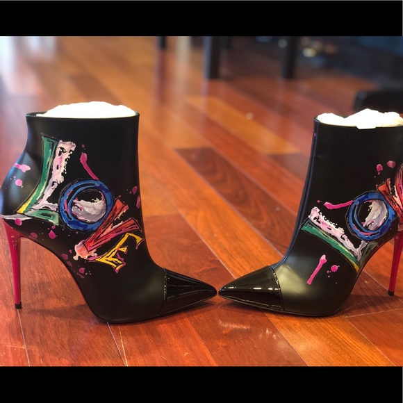 Christian Louboutin Shoes - Christian Louboutin boot in love leather black